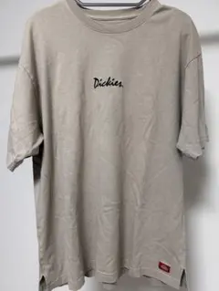 Dickies ディッキーズ Tシャツ ベージュ 刺繍ロゴのサムネイル