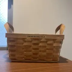 DEAN & DELUCA 木製バスケット 中型