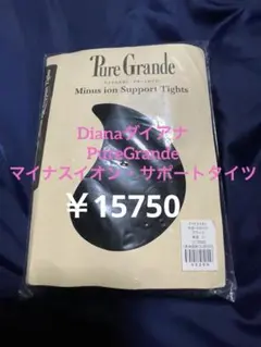 ダイアナ　ピュアグランデ　マイナスイオン サポートタイツ　Ｌサイズ　ブラック 2025年最新】ダイアナ ピュアグランデの人気アイテム - メルカリ