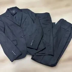 アンタイトル　美品　スーツ　3点セット　ストライプ　リクルートスーツ　シルク