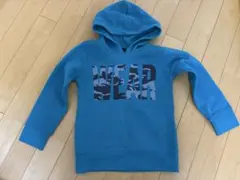 ⭐︎青色 フード付き トレーナー 110センチ⭐︎