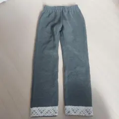 KP トロワラパン　裏起毛 グレー長ズボン 140