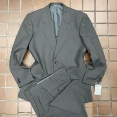 【定番❗️ ビジネススーツ】グレー系リクルートスーツ　上下セットアップ/M A5