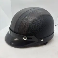 レザー ヘルメット 当時物 メーカー忘れ - メルカリ