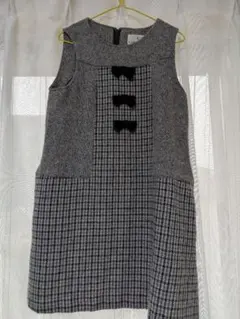 KUMIKYOKU チェック柄 ワンピース