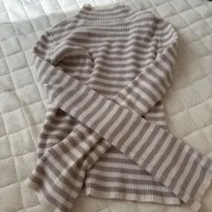 GRL ストライプ 長袖セーター S