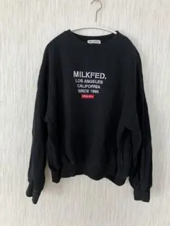 MILKFED トレーナー　スウェット　ブラック