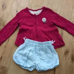 Biquette Club カーディガンとパンツセット 90/80