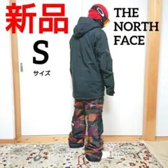 新品THE NORTH FACEノースフェイス スノーボード、スキーパンツ黒紫S