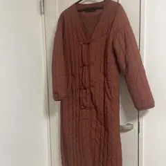 JEANASIS キルティング ロングコート ブラウンのサムネイル