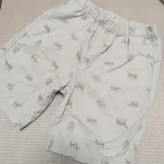 ユニクロ ハーフパンツ ダイナソー 恐竜 130