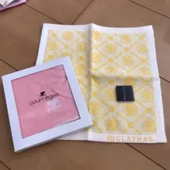 CLATHAS  courreges ハンカチ　２枚セット