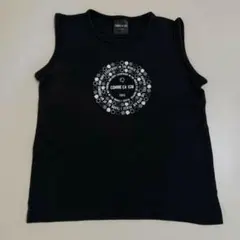 COMME CA ISM ノースリーブ カットソー ブラック　110cm キッズのサムネイル
