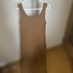 ノースリーブ ロングワンピース