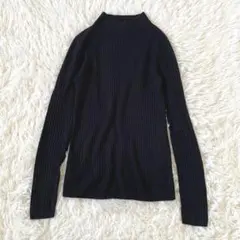 アズールバイマウジー 【S】 ブラック トップス ハイネック 薄手 セーター