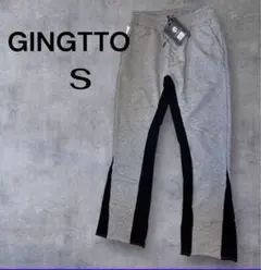 新品、未使用✨GINGTTO ジョガーパンツ S グレー/ブラック