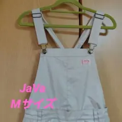 JaVa サロペット　オーバーオール ベージュ系　Mサイズ