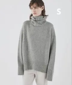 ギャルリーヴィー⁑ファインウール タートルネックニットプルオーバー　S