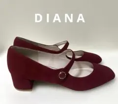 DIANA レッドマリージェーンパンプス