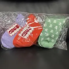 カラフルキャラクターソックス3足セット
