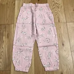 H&M アニマルプリントピンクロングパンツ 100cm