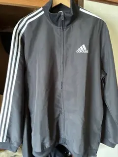 adidas ブラックジャージ XL相当