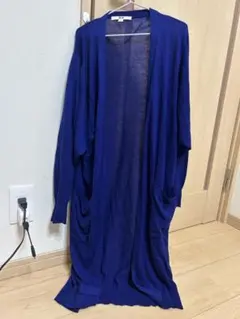 UNIQLO ロングカーディガン ブルー