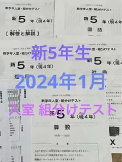 最新！原本！サピックス2025年5月3年5月度確認テスト！ 成績報告書付き
