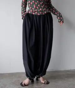 26SS 3万6300円 ENFOLD wide balloon-pants