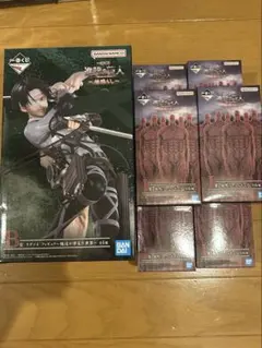 進撃の巨人一番くじ　地鳴らしB賞＋地鳴らしフィギュア6体