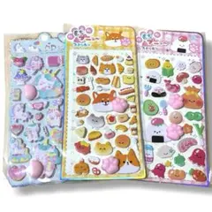 ②❤️肉球シール❤️おしりシール❤️スイーツ❤️動物❤️ユニコーン❤️ぷくぷく❤️３D❤️立体❤️
