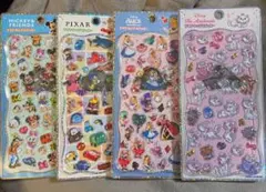 プチドロップステッカー 正規品 マリー アリス ピクサー ミッキー シール
