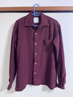 UNITED TOKYO バーガンディ長袖シャツ サイズ2