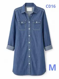 【AMERICAN HOLIC】デニムシャツワンピース Mのサムネイル