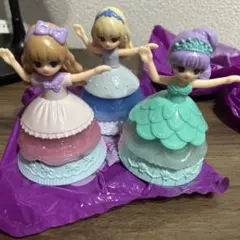マック　ハッピーセット　リカちゃん第2弾 クルクルドレスチェンジ！ 3体セット