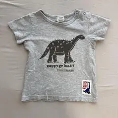 恐竜プリントTシャツ 95cm グレーのサムネイル