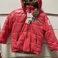 ミキハウス リバーシブル ピンクダウンコート 120