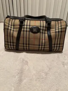 【ジャンク】バーバリーズ ミニボストン ノバチェック ヴィンテージ