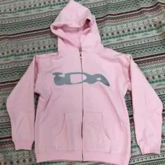 ida.sply zip hoodie ピンクパーカー uDA ロゴ入り S