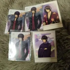 高杉晋助パシャコレ2枚、ウエハースカード3枚