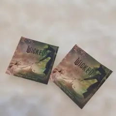 【Wicked ふたりの魔女】非売品ステッカー2枚セット 約5cm