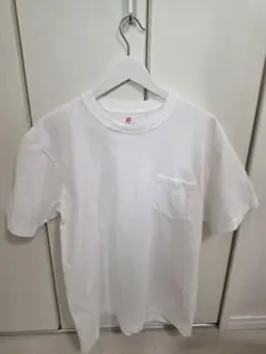 Hanes ヘインズ ビーフィー ポケットTシャツ ホワイト