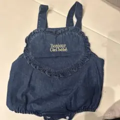 デニムロンパース 70-80㌢