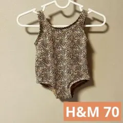 H&M 花柄ベビー水着 6M（70）エイチアンドエム