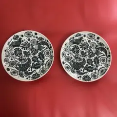 【新品】scoop東屋 印判小皿 カッコー(黒呉須) スコープ　2枚のサムネイル