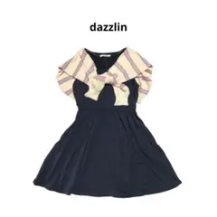 ダズリン 肩がけ ニット ノースリーブ ワンピース