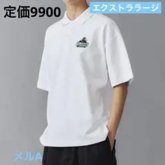 エクストララージ　ポロシャツ　M ワッペン　メルAのサムネイル