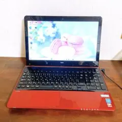 NEC LaVie 13.3インチ 赤色 ノートPC SSD