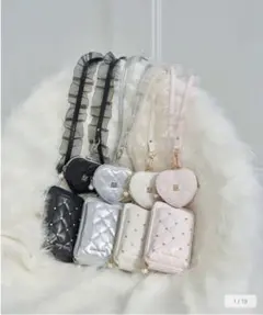 RoseMuse organ frill mini shoulder ピンク