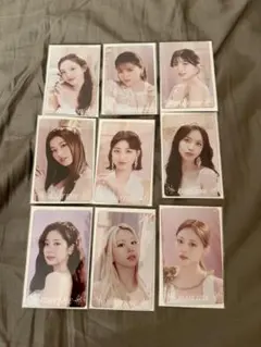 twice READY toBEクリアカードセット 9枚